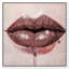 Lux Kiss Mauve Canvas Fashion Print by Oliver Gal-510473235-510473243