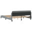 Structure de lit vidaXL gris clair tissu 100 x 190 cm-97706084-97706082