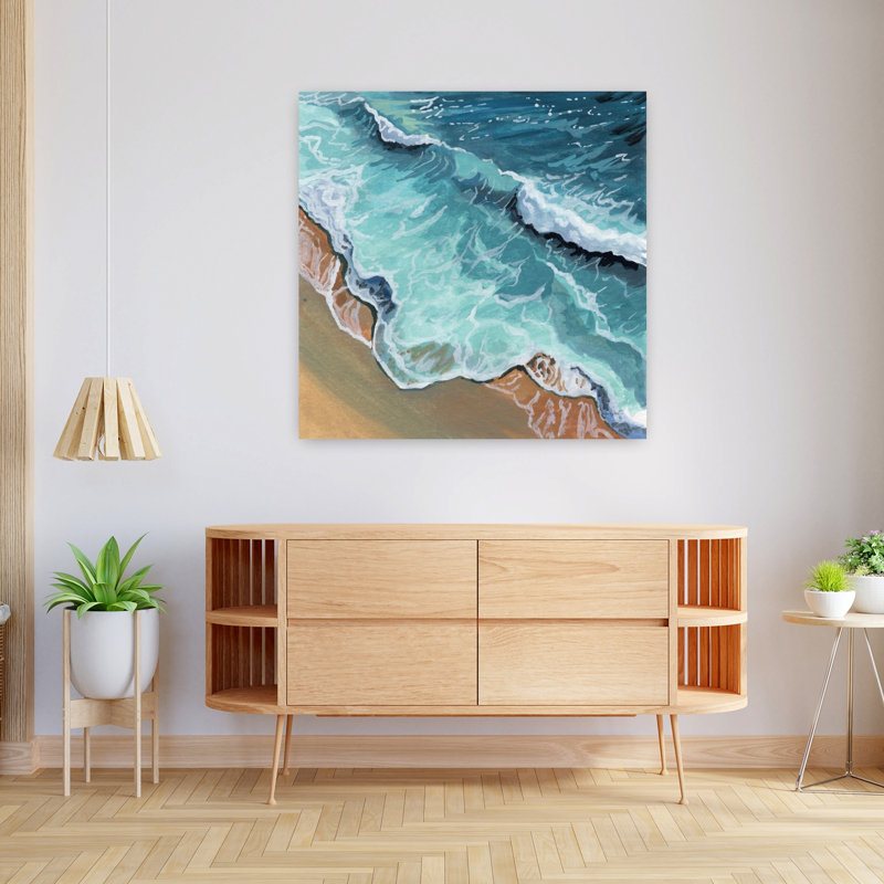 Contemporary Art Coastal Art, 36" H x 36" W