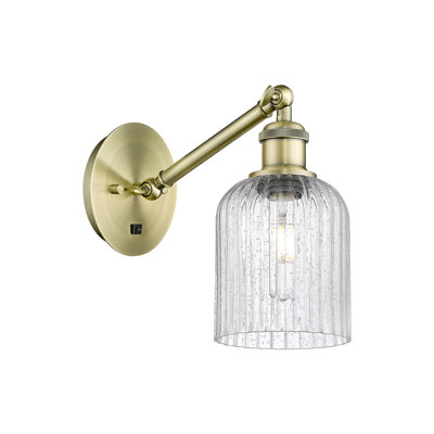 Fiennes Steel Armed Sconce