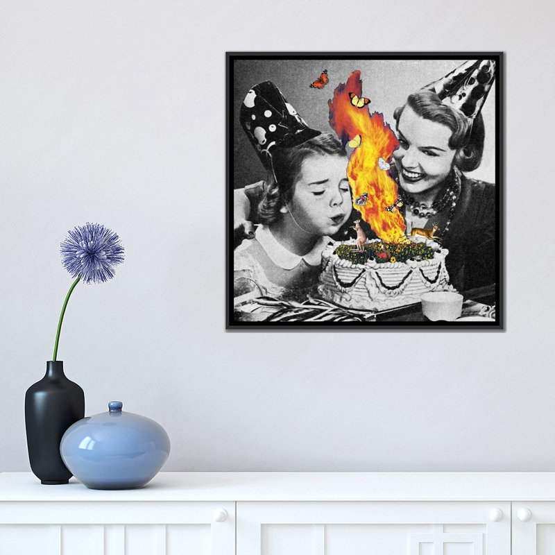 «Eugenia Loli - Come on Darling Make Leur Wish», impression sur toile, H 18 po x l 18 po x P 1,5 po, Toile avec cadre noir