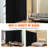 Room Divider For Office Privacy, 121.5 X 17.7 96.7 In, Waterproof And Sun - Blocking, Carbon Steel Frame 96120inch With Frame, , Suitable Multiple Rooms
