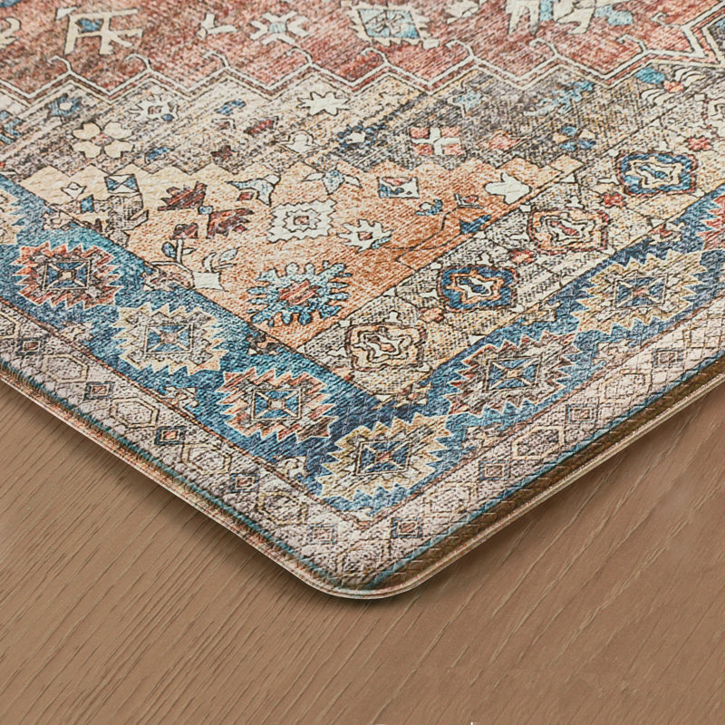 Tapis de cuisine imperméable anti-fatigue anti-dérapant, Tapis de couloir 20 po x 32 po + 20 po x 48 po, RetroBrick