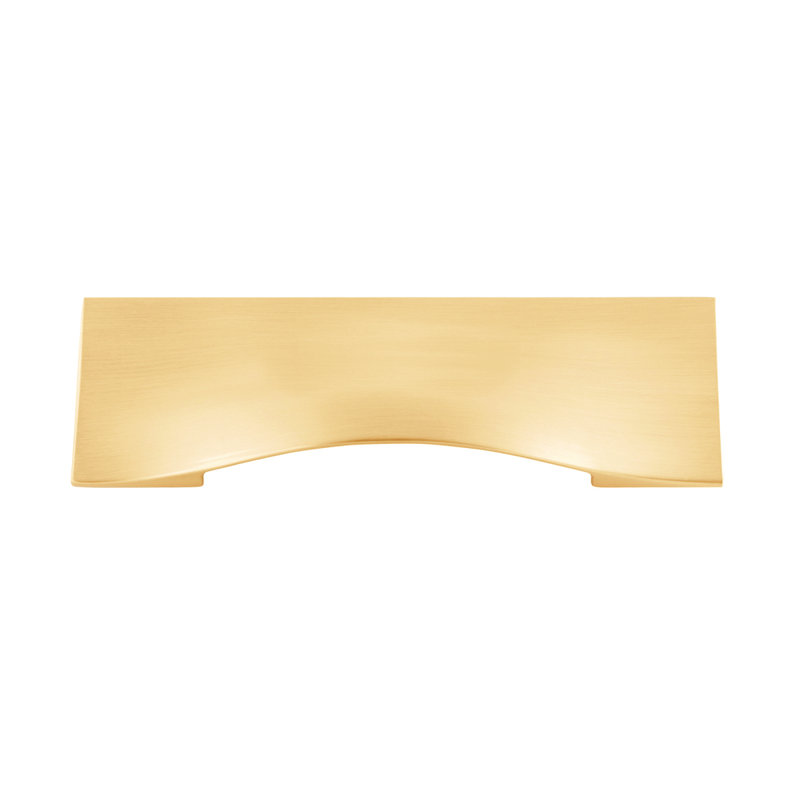Emerge Cup / Bin Pull, Brushed Golden Brass