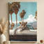 «Leopard Lounging on Car Hood», impression moderne sur toile tendue