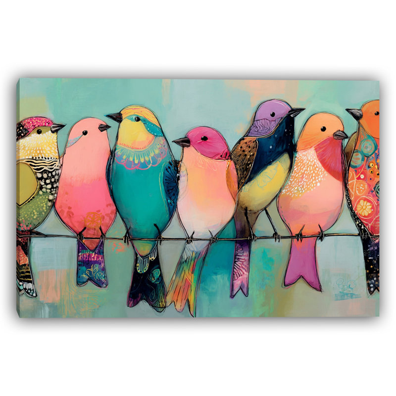 Art mural pastel sur toile tendue, H 16 po x l 24 po