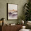 Mountains at Sunrise Japandi - Wrapped Canvas-1743525064-1743525069
