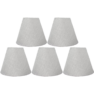 5 in. H x 6 in. W Plastic Empire Candelabra Shade