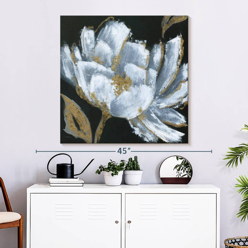 Midnight Bloom, 33" H x 33" W