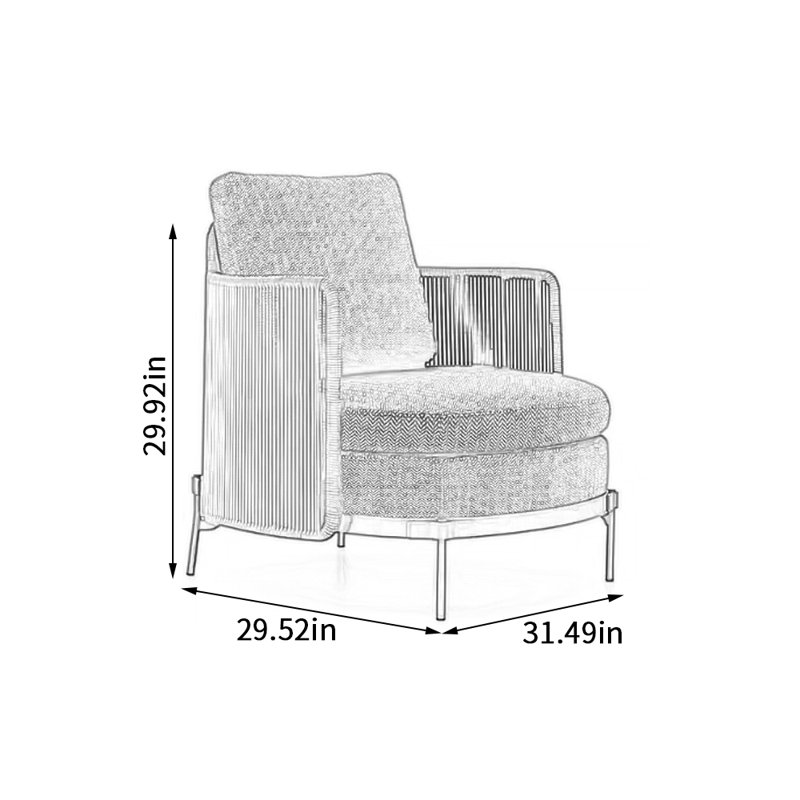 Chaise longue d'extérieur Natashua
