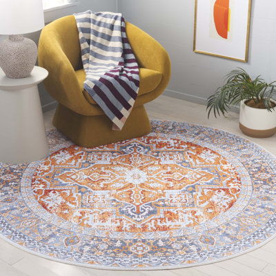 Shealin Area Rug with Non-Slip Backing