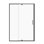 Porte de douche en verre 44-48 "x H 71" Piovt