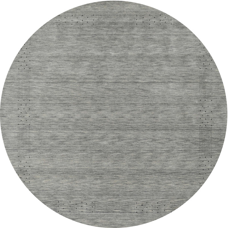 Wool Indoor Rug, Round 4'