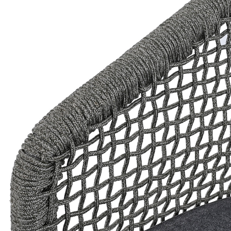 Saxon Outdoor Dining Armchair, Gray