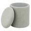 Repose-pieds rond avec rangement Modern