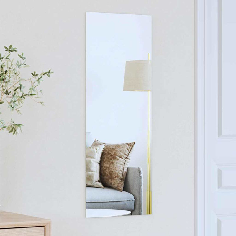  Miroir mural rectangulaire en verre trempé 11,81 po x 31,50 po, Rectangulaire, 31,5 po x 11,81 po