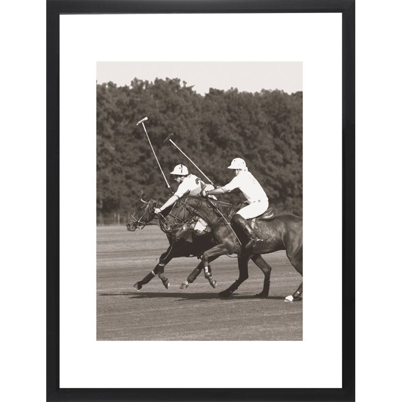Polo Match In The Park - Single Picture Frame Print