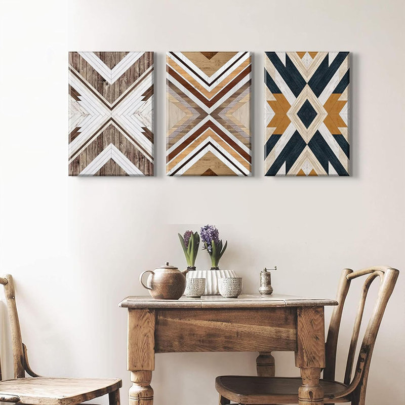 3 Piece Wrapped Canvas Set