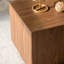 Ensemble de 2 tables basses gigognes en noyer
