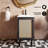 Classe 18" Freestanding Bathroom Vanity in Black Oak with Sink Top-1373817106-1373817109