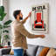 De Stijl Chair Geometric - Wrapped Canvas-987751876-987751873