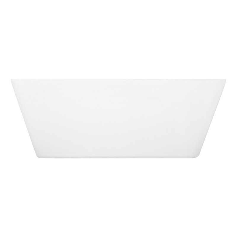 Baxter 53" Acrylic Soaking Freestanding Tub with Integrated Drain and Overflow and Foam Insulation