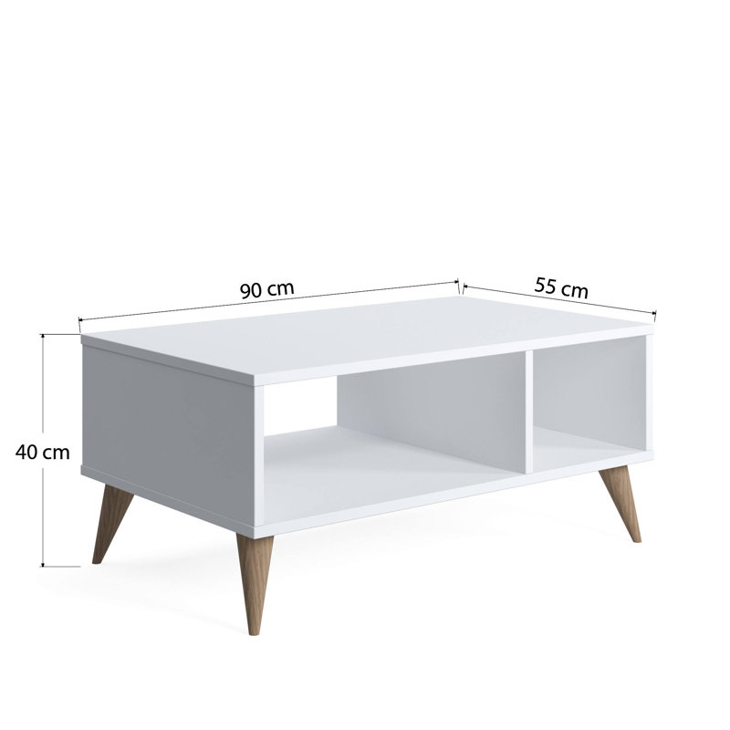 Four Leg Coffee Table with Storage