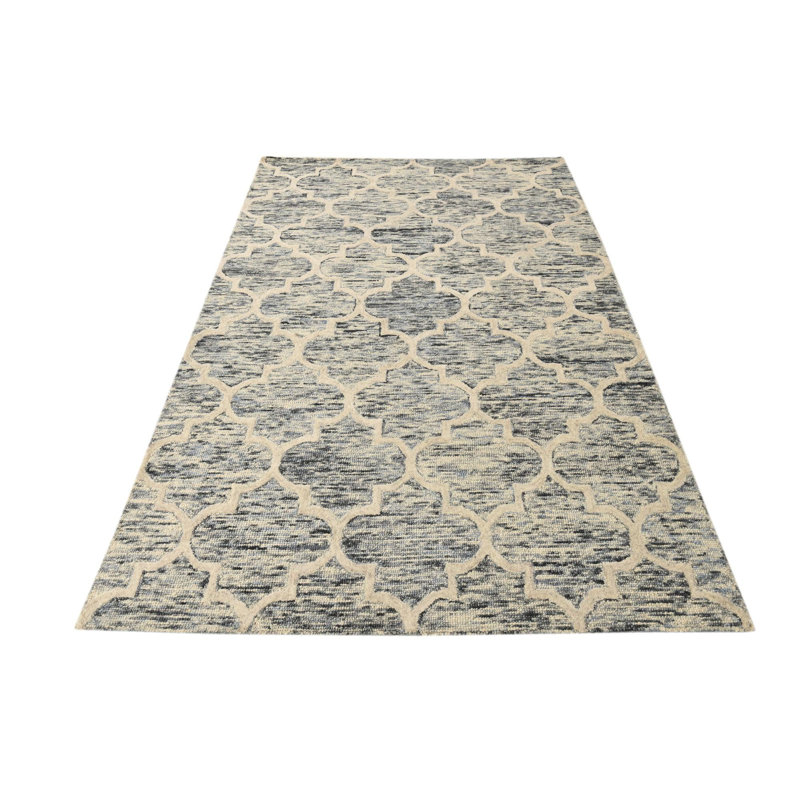 Tapis bleu clair 5 x 8 Percy