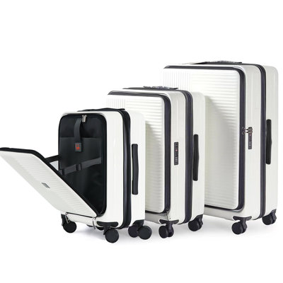 Luggage,with front opening,TSA approved lock,hardshell suitcase