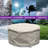 Round Patio Furniture Covers, 100% Waterproof Outdoor Table Cover, Anti-fading Cover For Outdoor Furniture, Uv Resistant