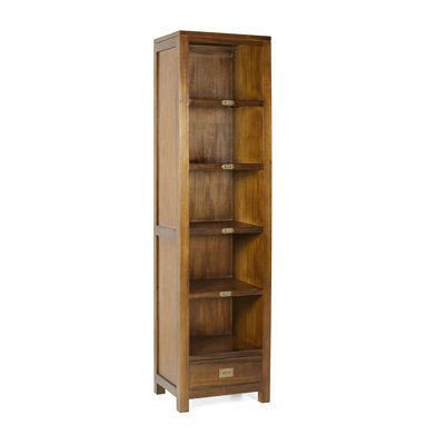 Flamingo 482.6cm H x 127cm W Solid Wood Standard Bookcase