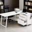 L-Shaped Drafting Table