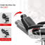 Fauteuil de coiffeur inclinable pour salon de coiffure avec repose-pieds, siège extra large et appui-tête amovible