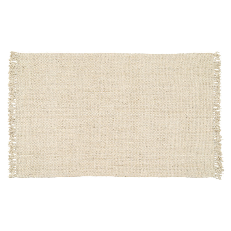 Bindera Solid Colour Jute / Sisal Hand Woven Area Rug, Rectangle 200 x 290cm