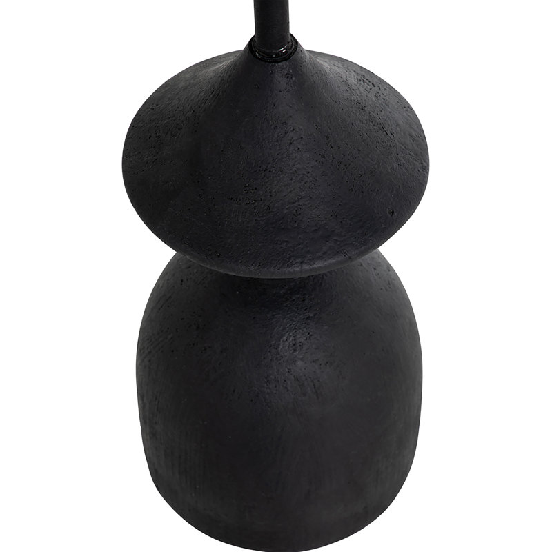 Charta Floor Lamp, Plaster Black