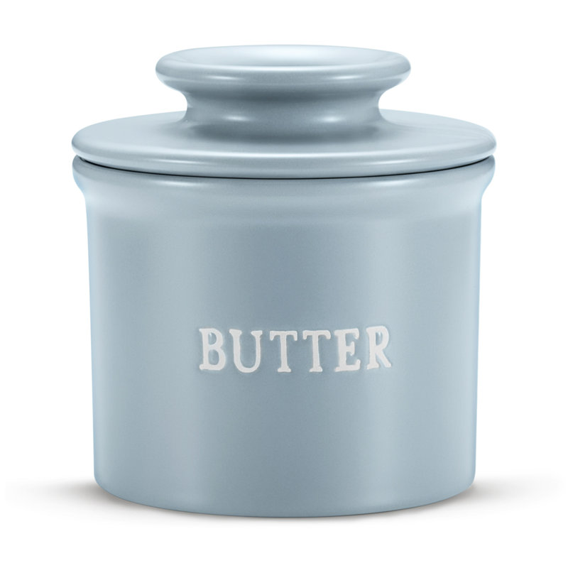 Beurrier en céramique kook French, Bleu Casper