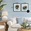 Tranquil Drifting Boat, ensemble de 2 impressions encadrées sous verre, design par Jacob Q-93833727-93833713