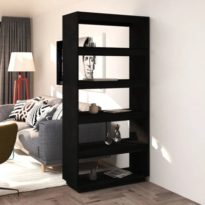Gaizka 167cm H Solid Wood Etagere Bookcase