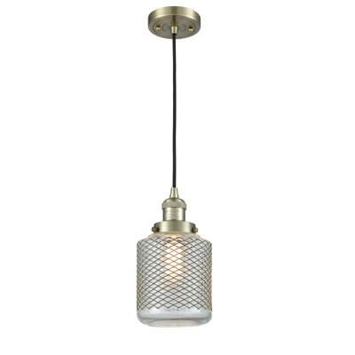 Luminaire suspendu cylindrique 1 lumière Iyana