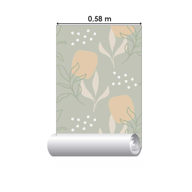 Rouleau de papier peint adhésif Latta, L 126 po x l 24 po
