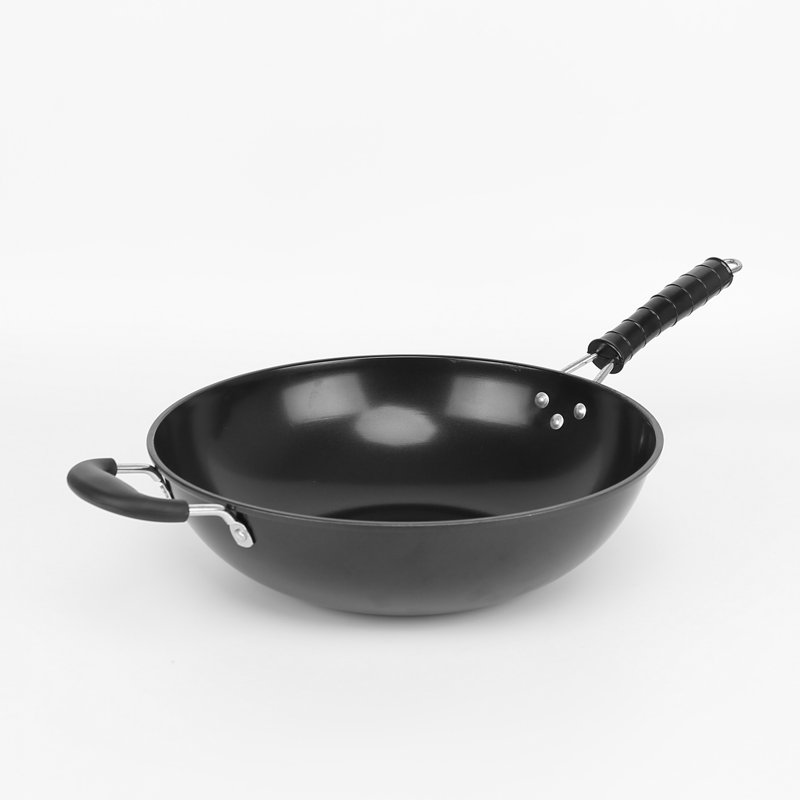 Belfry Kitchen Sharell Non-Stick Carbon Steel Wok