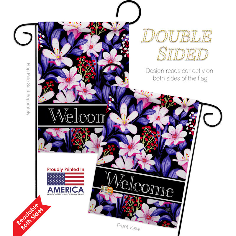 Drapeau de jardin en polyester 1,5 x 1,08 pi Avo