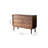 Bedroom Simple Black Walnut Entrance Cabinet Solid Wood Accent Chest