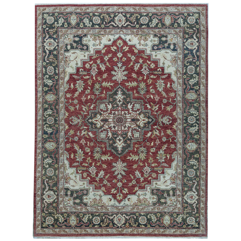 Wool Oriental Area Rug, Rectangle 8'2" x 10'