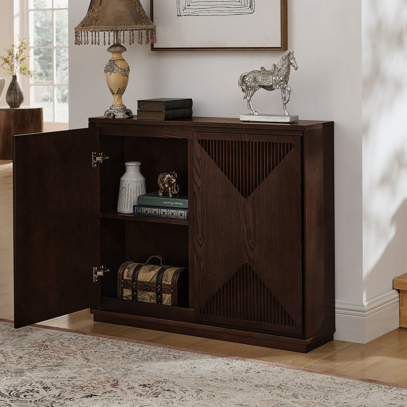 Armoire de rangement, armoire buffet avec rangement, armoire latérale étroite pour la cuisine du vestibule du vestibule du salon