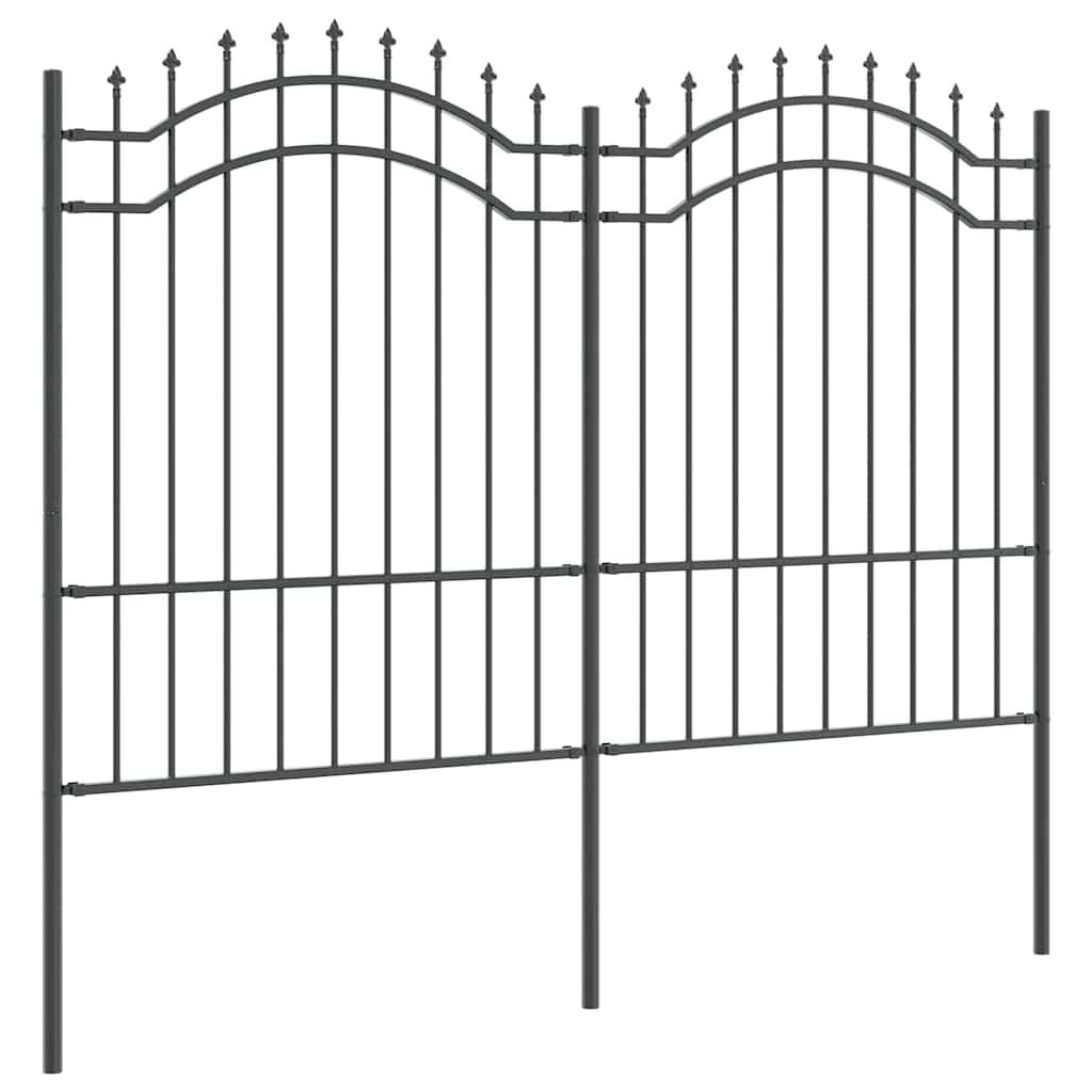 Vidaxl Garden Fence Powder-Coated Steel