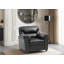 Ensemble de 2 chaises en simili cuir Kuopio