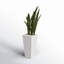 Emele 48'' Faux Sansevieria Plant in Stone Planter