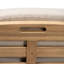 Méridiennes de patio en bois d'acacia avec dossiers réglables et coussins Alance-1381559924