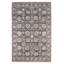 Tapis héritage gris foncé noué à la main de conception unique 6 pi 0 po x 9 pi 4 po